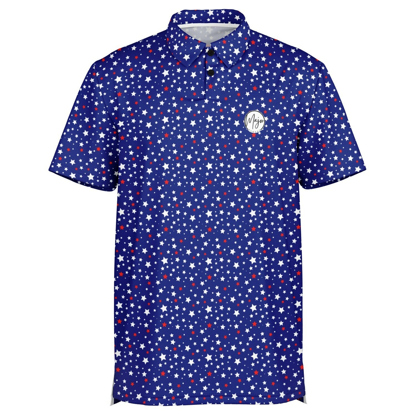 Major Red White Stars Polo