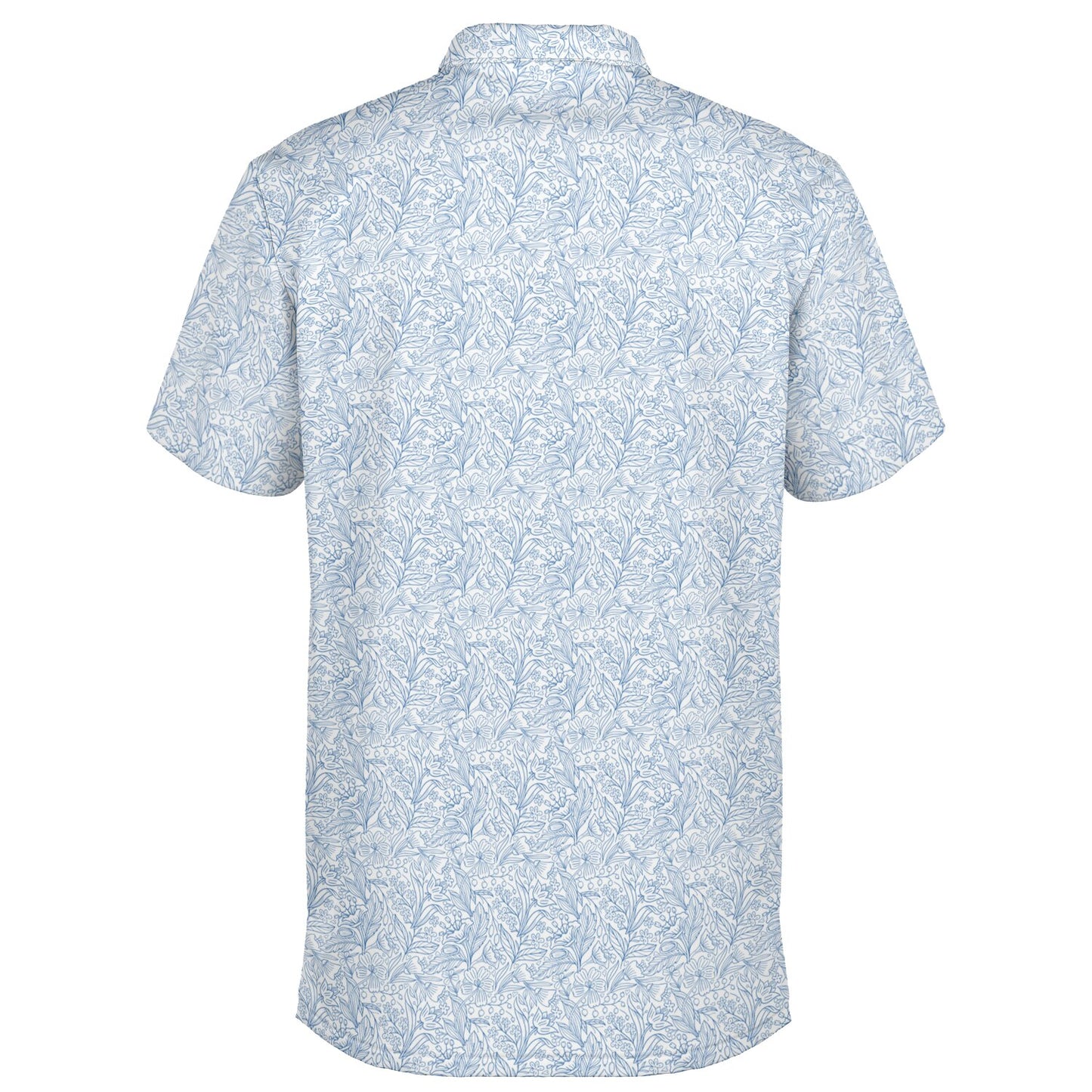 Major Blue Flower Polo