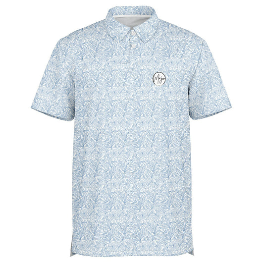 Major Blue Flower Polo