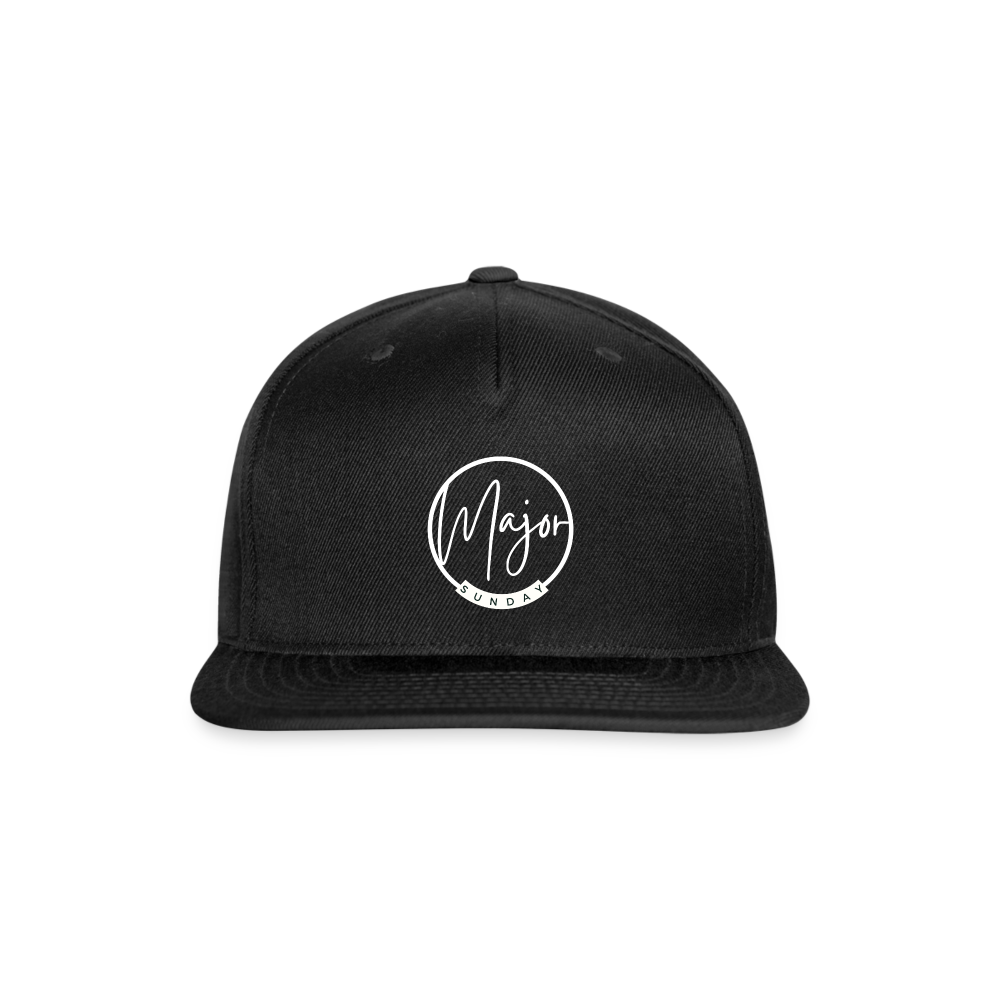 Major Snapback Hat - black