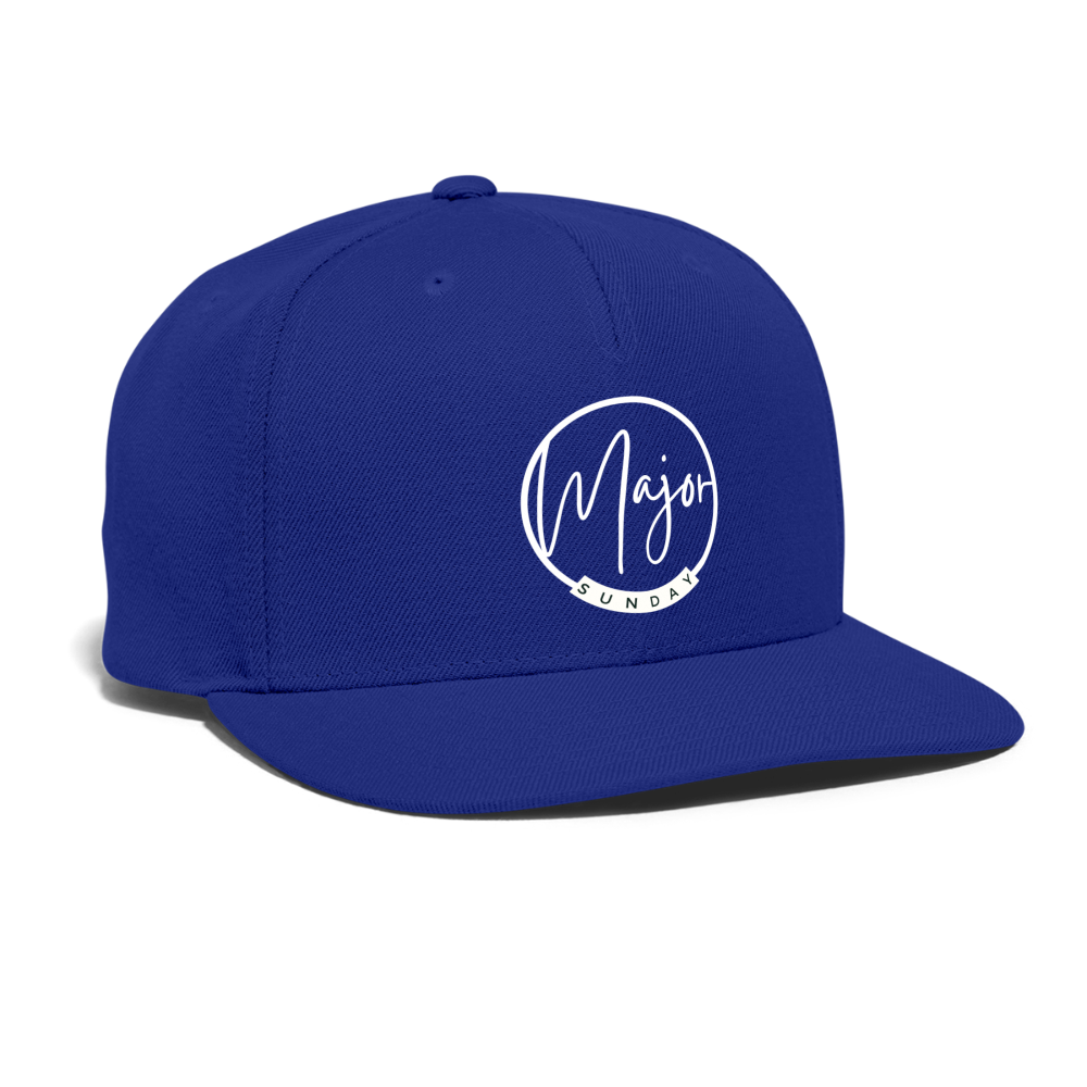 Major Snapback Hat - royal blue