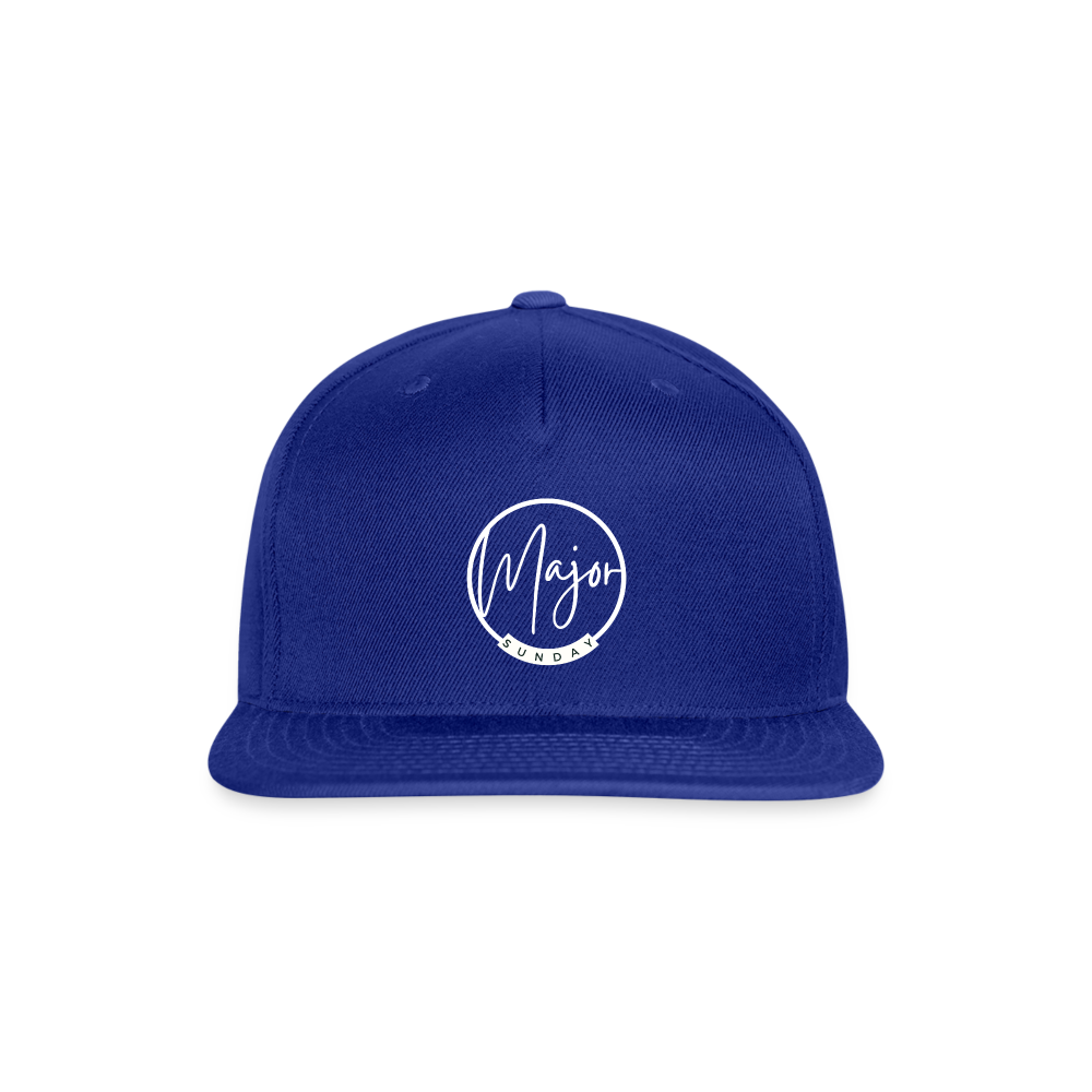 Major Snapback Hat - royal blue