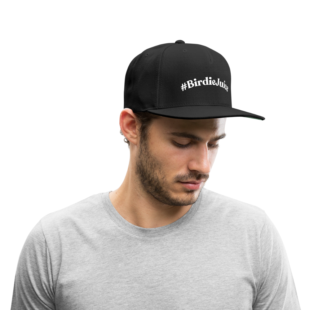 #BirdieJuice Snapback Hat - black