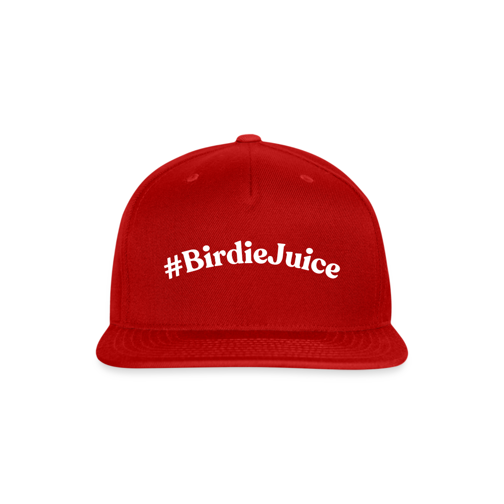 #BirdieJuice Snapback Hat - red