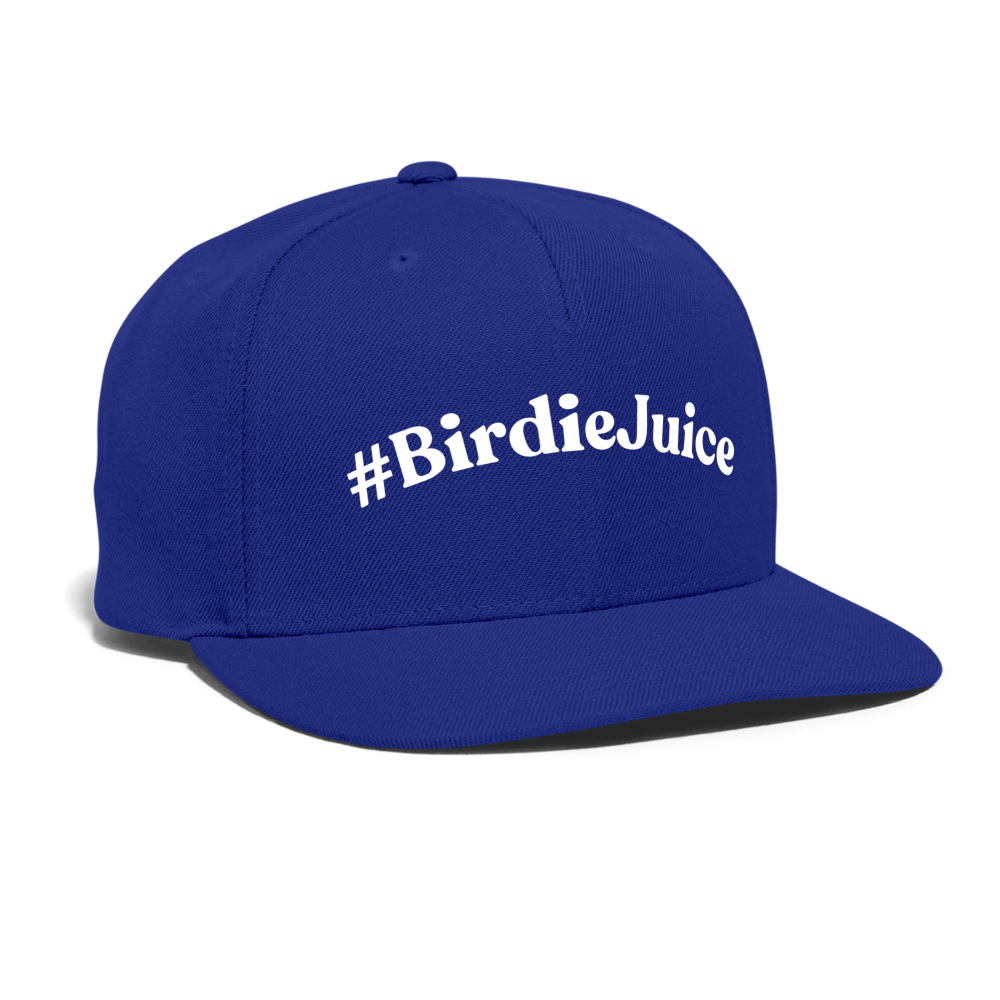 #BirdieJuice Snapback Hat - royal blue