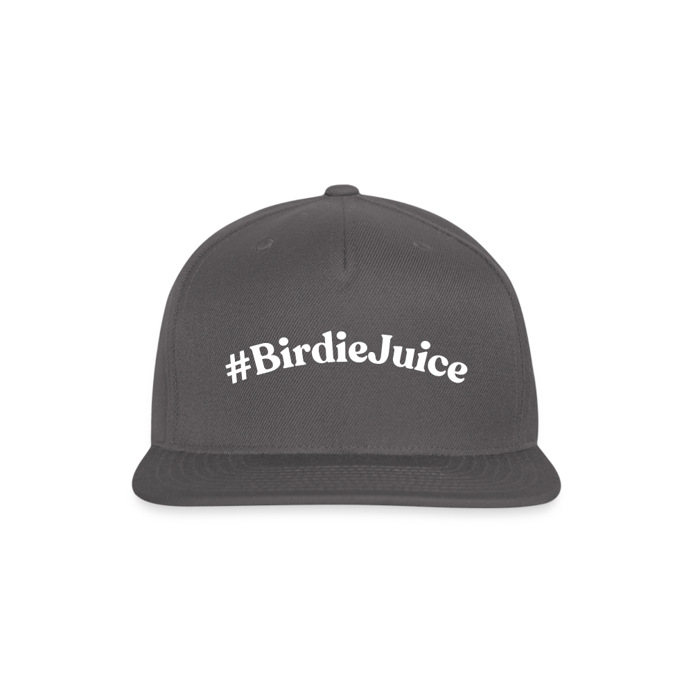 #BirdieJuice Snapback Hat - dark grey